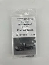 HO/HOn3 INTERNATIONAL KB-11 FLAT BED TRUCK WISEMAN MODEL SERVICES KIT OT5040