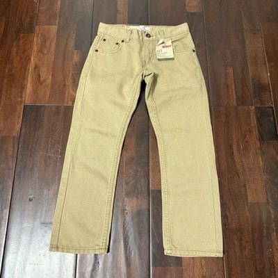 NWT Levi s 513 Corduroy Pants Boys Size 8 Regular Slim Straight