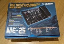 Boss ME-25 Multi-Effects Guitar Pedal PSU and BOXED