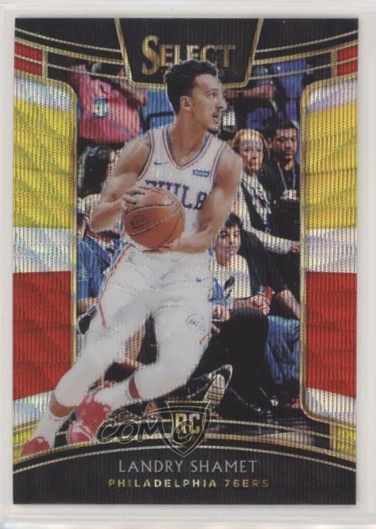 2018-19 Panini Select Concourse Tri-Color Prizm Landry Shamet #59 0ad