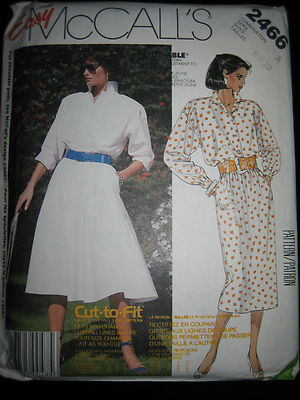 Vintage McCall's #2466 Misses Dress Pattern - Sizes 6/8/10