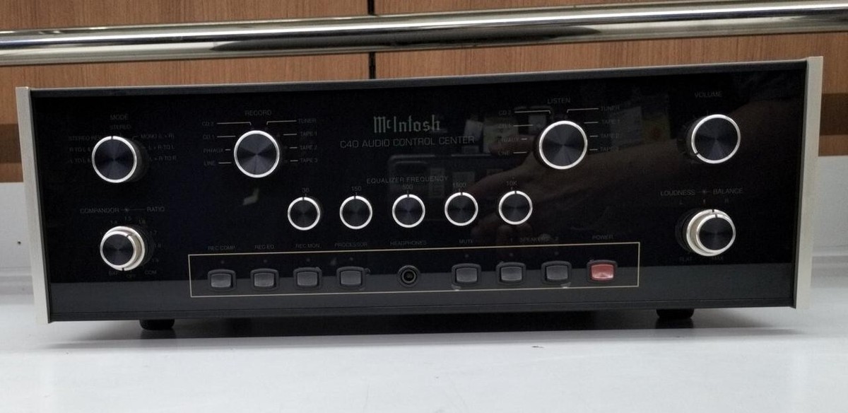 アンプ Macintosh C40 audio control center McIntosh C40 Audio