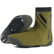 WEST BIKING Windproof Waterproof Bicycle Shoe Cover Thermal Cycling Overshoes