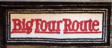 Vintage Big Four Route Railroad Embroidered Patch CCC & StL