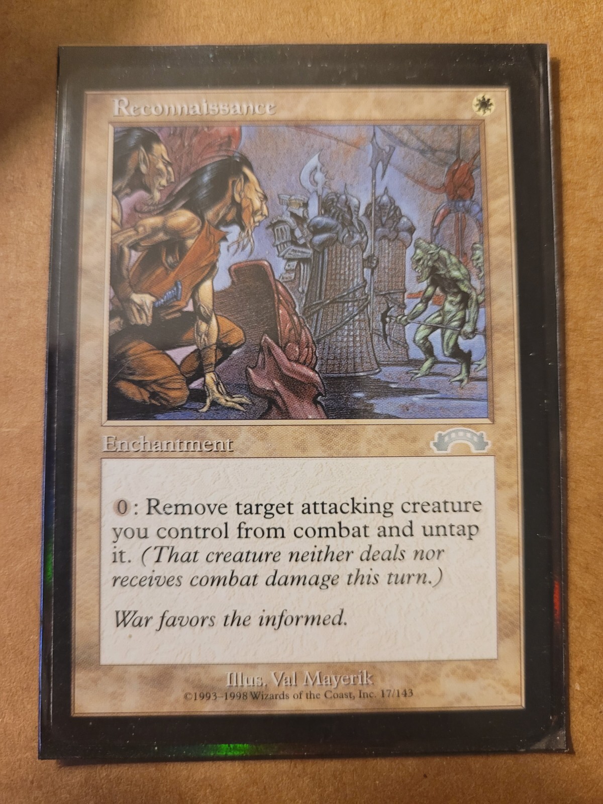 Reconnaissance Exodus MTG Magic the Gathering #17 White LP/NM BULK DISCOUNT