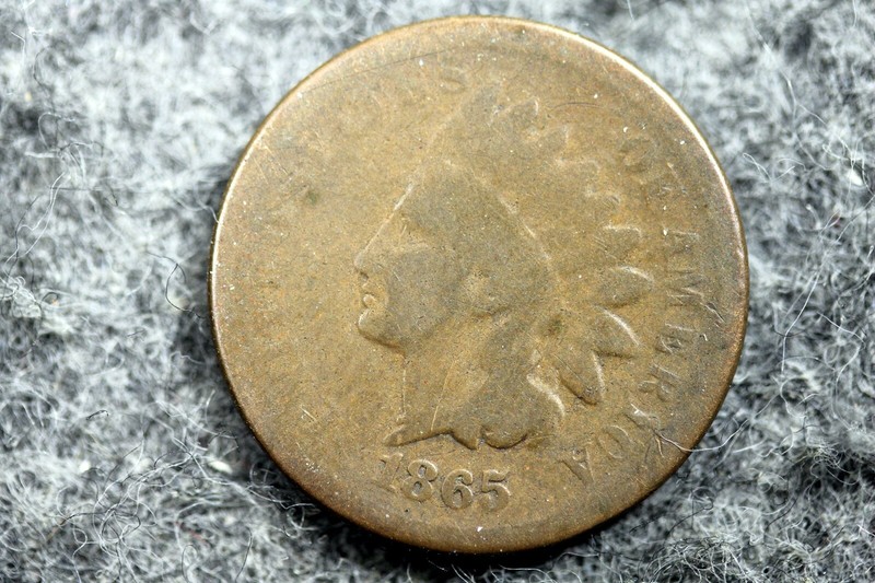 Estate Find 1865 - Indian Head Cent!!   #J12375