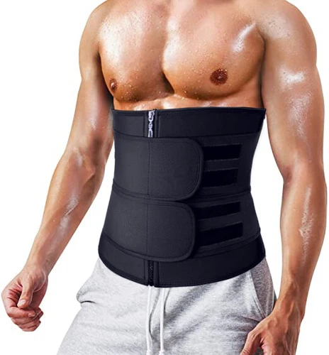 Männer Schweiß Sauna Neopren Taillentrainer Gewichtsverlust Korsett Taillen Body Shaper - Bild 17 von 31