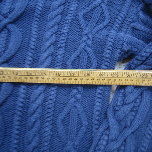 Vintage Gap Sweater Mens M Cable Knit Fisherman Heavyweight 80s Retro Pullover - Picture 9 of 10
