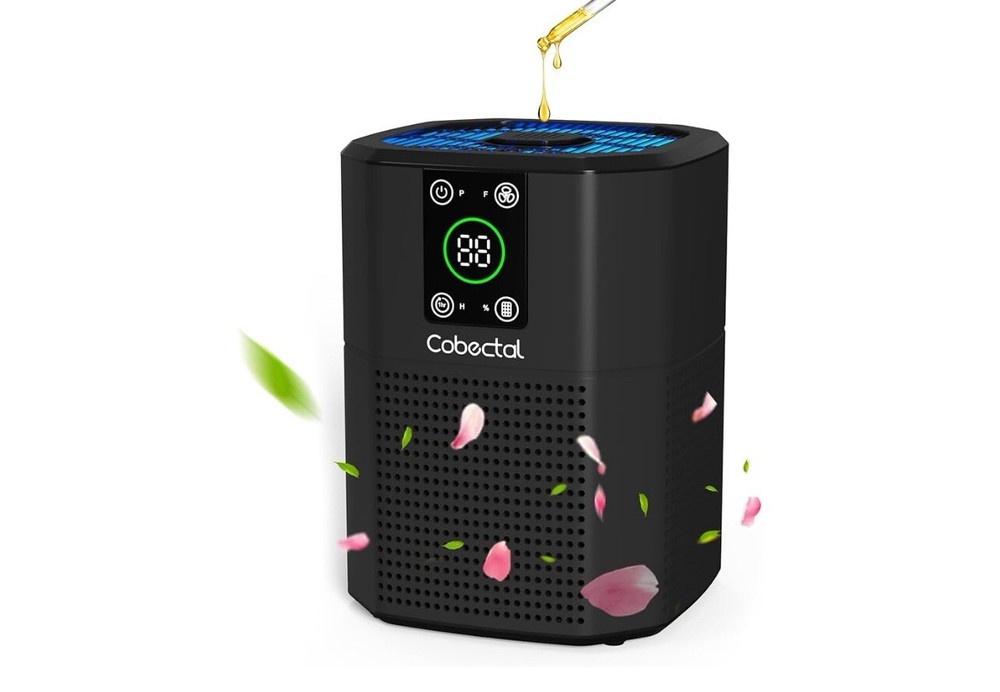 Air Purifier for Home Bedroom, Cobectal Room Air Cleaner with H13 True HEPA 3