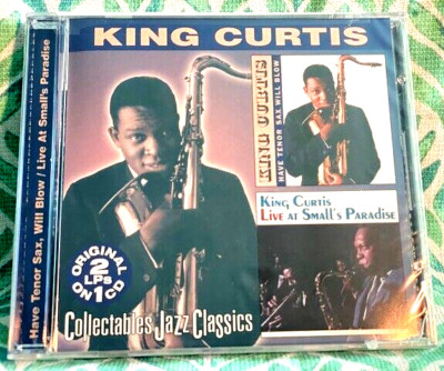 KING CURTIS 2 LPs on 1 CD Have Tenor Sax Will Blow/Live At Small's Paradise *NEW