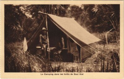 CPA AK VIETNAM Le Camping dans les Forets de Suoi Kiet (1068865)
