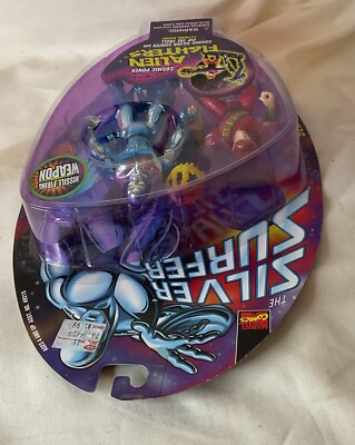 Alien Fighters Cosmic Power Silver Surfer and Pip The Troll 1998
