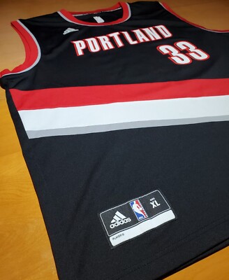 NBA ユニフォーム NBA Portland Trail Blazers Basketball Adidas Jersey #33 Zach