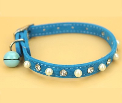 Hundehalsband Strass Halsband Blau Glckchen Chihuahua Yorkie Perlen S |  eBay.de