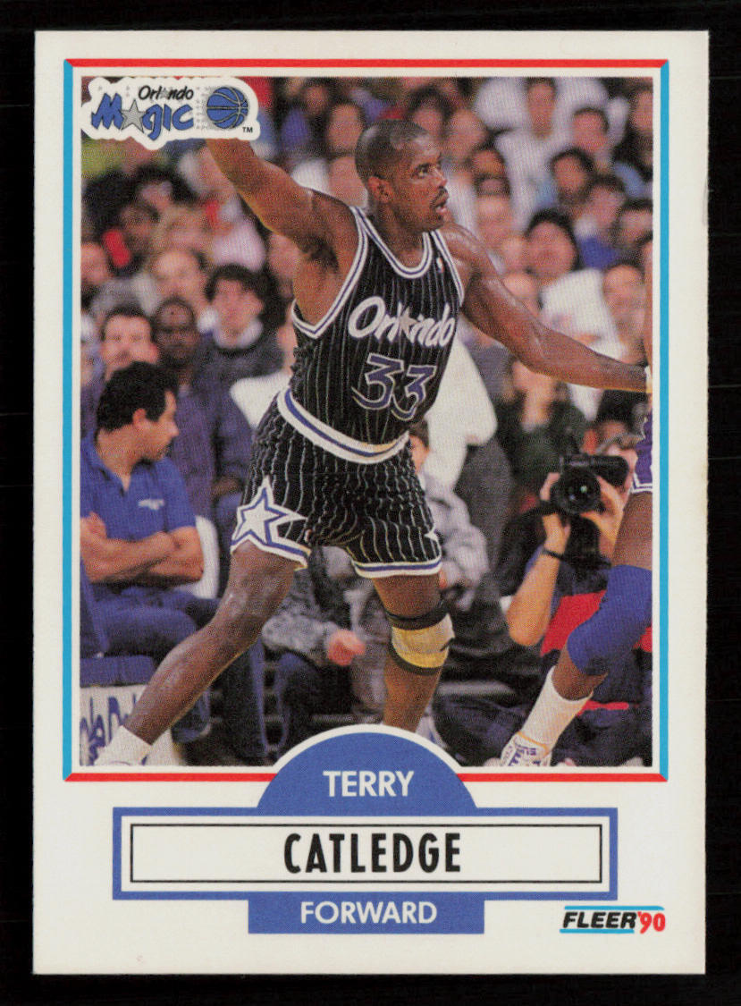 Terry Catledge 1990-91 Fleer #133 Orlando Magic Basketball Card