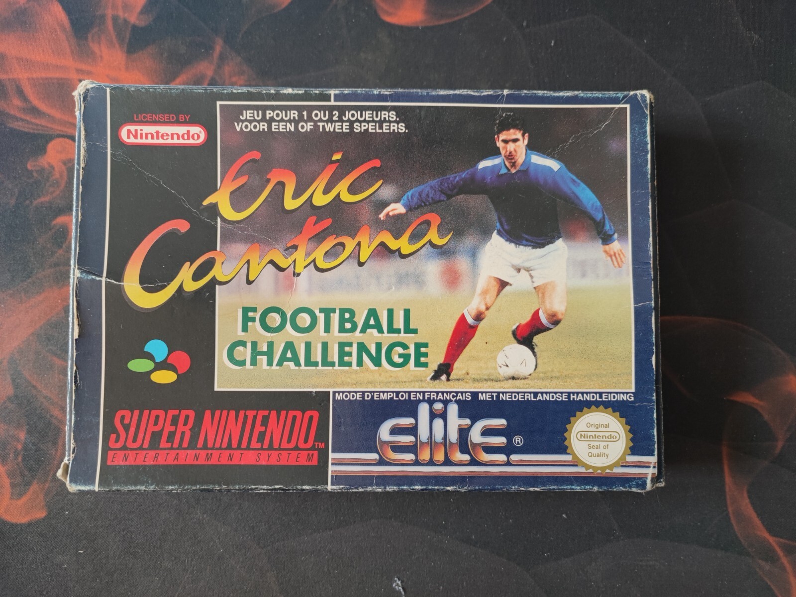 Eric Cantona Football Challenge - En Boite PAL FAH - S NES Super Nintendo