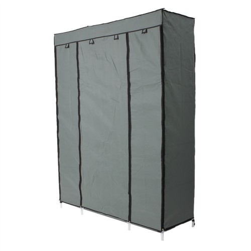 Closet Wardrobe Clothes Storage Organizer Rack Hanging Rod Dust Proof Cover - Picture 4 of 15