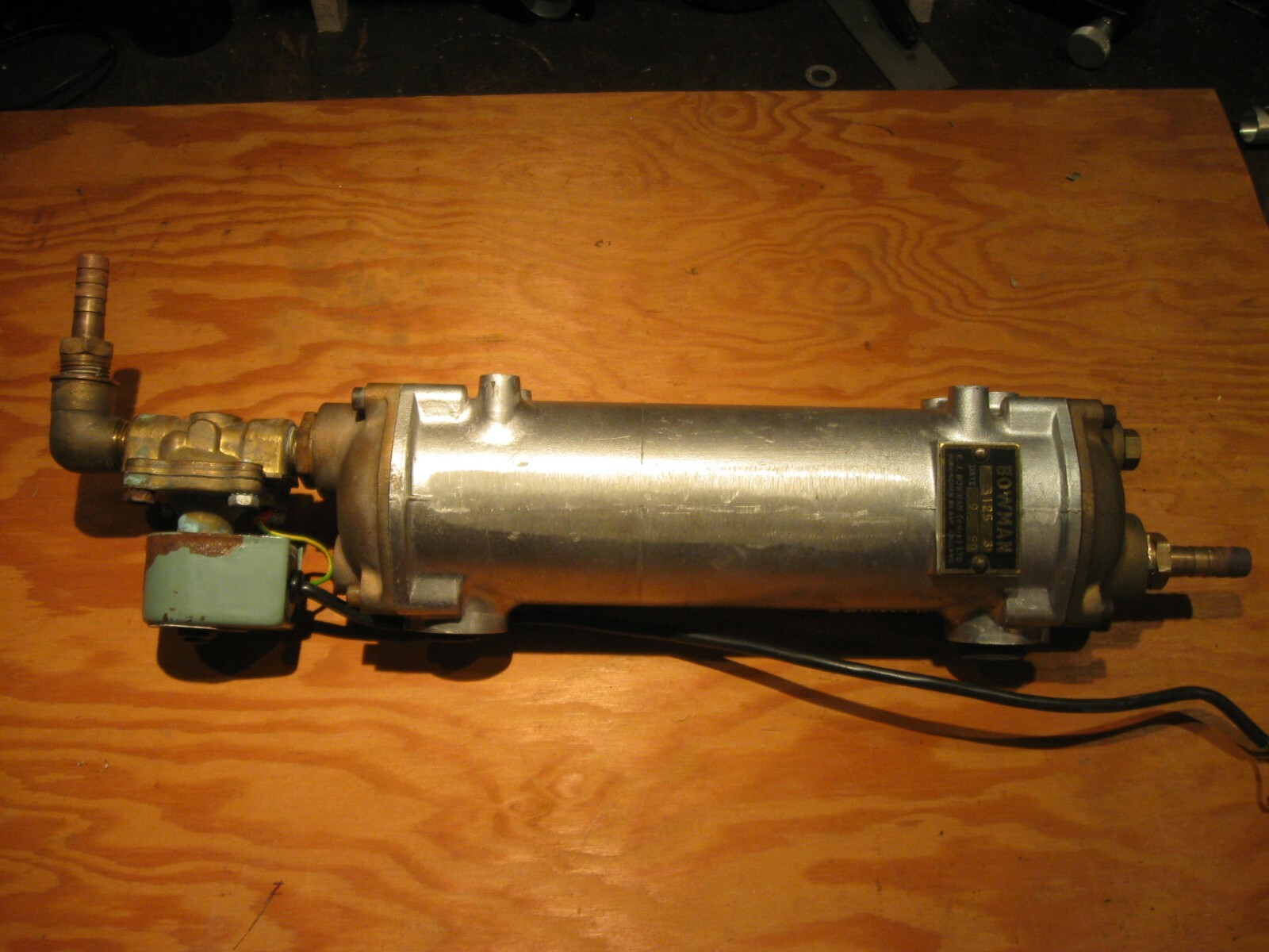 Bowman 3125 3 Heat Exchanger Boat Marine Engine Header Tank Heat Exchanger  | eBay