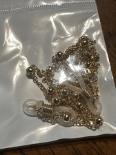 Beaded Necklace Sunglasses Cord Holder Eyewear Retainer Metal