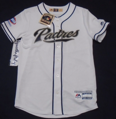 San Diego Padres Clorox Majestic Cooperstown Cool Base Jersey Size