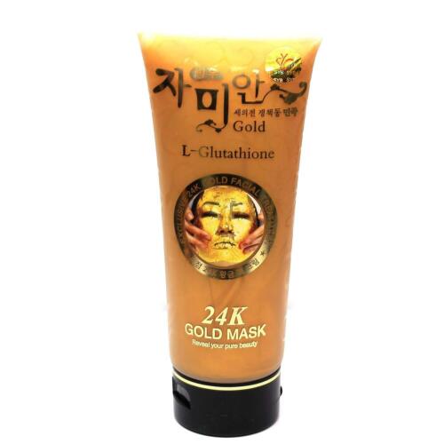 24K Gold Mask L Glutathione Cream Soft Facial Treatment 220 ml Pure Beauty Skin - Afbeelding 1 van 1