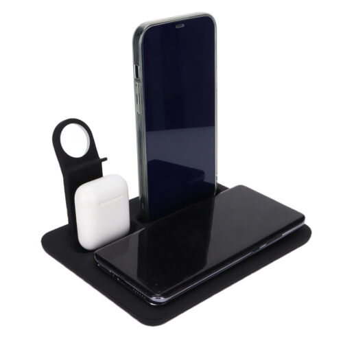 5 In 1 Wireless Charger Charging Station For Mobile Phone Watch Earphone DOB - Picture 1 of 12