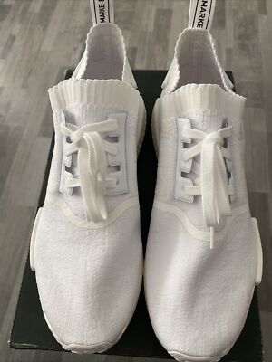 靴 ADIDAS ORIGINALS NMD R1 PK TRIPLE WHITE adidas NMD R1 PK 