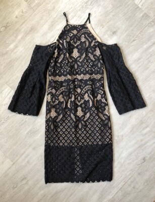 knee length dresses for ladies Cotton and lace midi dress main image 0