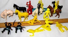 Timpo, Tim-Mee, Jean, Lido, Ajax & more plastic toy soldiers & figures