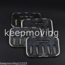 50 Pcs Dental Fiber Post Resin Post Screw Thread Quartz 5-Drills 1.2/1.4/1.6/1.8