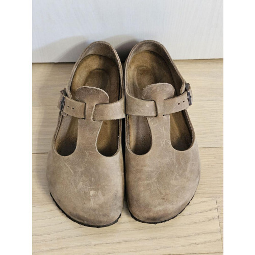 BIRKENSTOCK PARIS Mary Jane Flat Strap Shoes Brown Regular