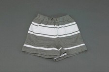 NWT Brunello Cucinelli Girls Striped Jogger Shorts W/Sparkly Monili Beading A228