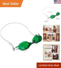 Sleek Adjustable Eye Protection Goggles for UVA & UVB Rays - Ideal for Tanning