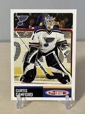 2002-03 Topps Total #438 Curtis Sanford RC - NHL Hockey Card