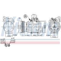 Kompressor Klimaanlage FüR Hyundai Tucson Jm Kia Sportage Je_ Km_ Km