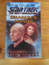 BOOK S/C  STAR TREK THE NEXT GENERATIONDRAGON'S HONOR #38  1996  *** MUST SEE