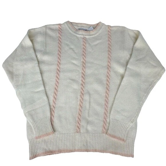 Petites Striped Angora Sweaters for Women
