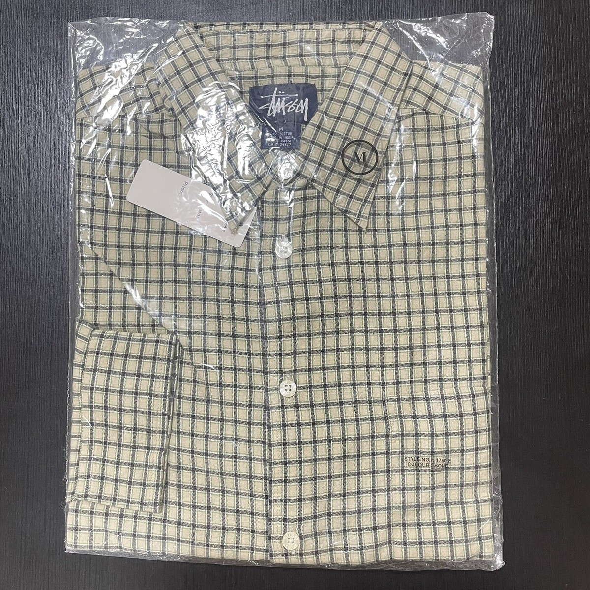 OLD STUSSY 90's Deadstock India Cotton Long Sleeve Shirt | eBay