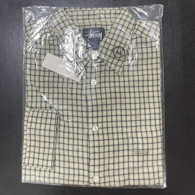 OLD STUSSY 90's Deadstock India Cotton Long Sleeve Shirt | eBay