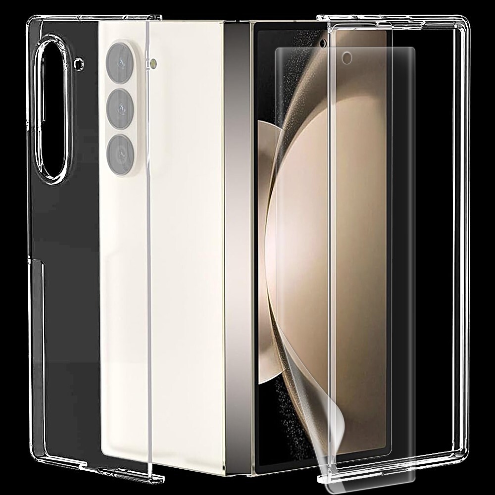 Soft Screen Protector Hard PC Bumper Cover Case f Samsung Galaxy Z Fold 6 Mobile-image