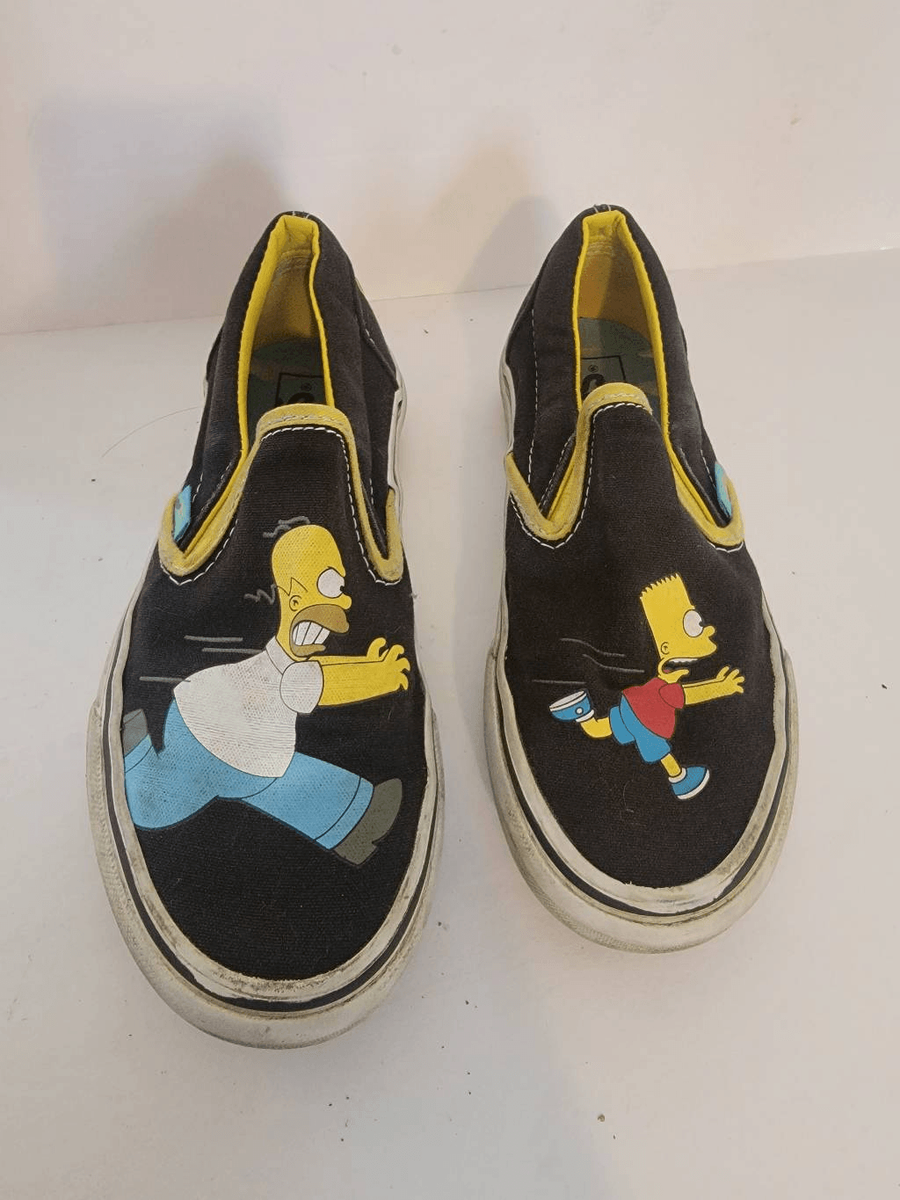 Vans x The Simpsons Unisex Homer And Bart Limited Edition Slip-On