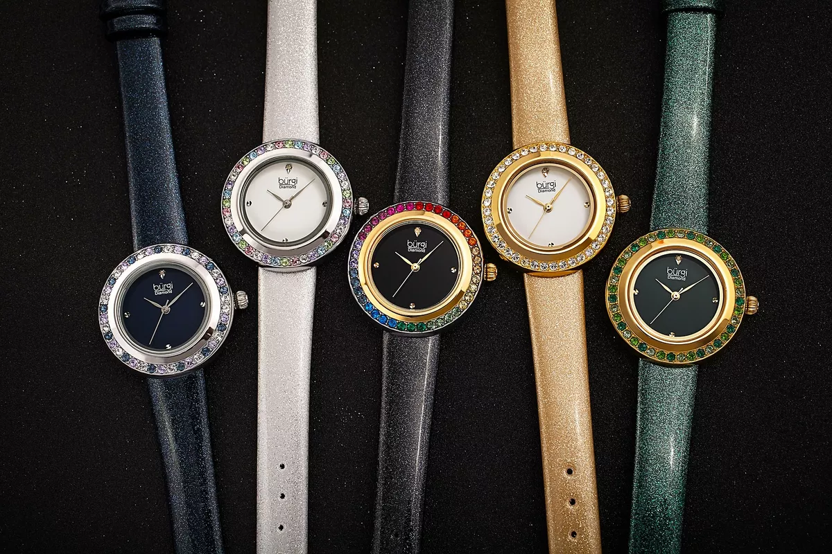 Montre burgi swarovski sales