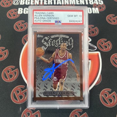Allen Iverson rc auto topps
