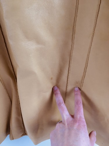 Field And Stream Gordon & Ferguson Jacket Size Large Tan Faux Leather Vintage - Picture 5 of 9