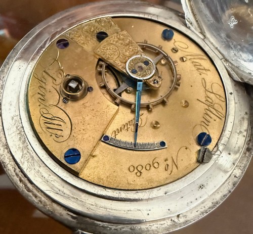 NATIONAL WATCH Co. Mat. Laflin No. 9080 Silver Hunting 1868- LOW No.! - Picture 12 of 15