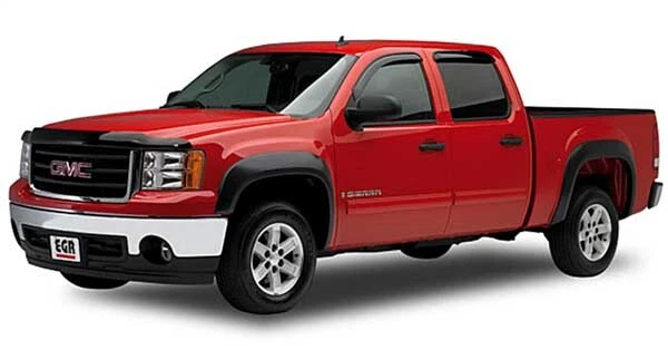 EGR 751514 Rugged Black Front & Rear Fender Flares for 2007-2013 GMC Sierra 1500 Foto 3 de 4