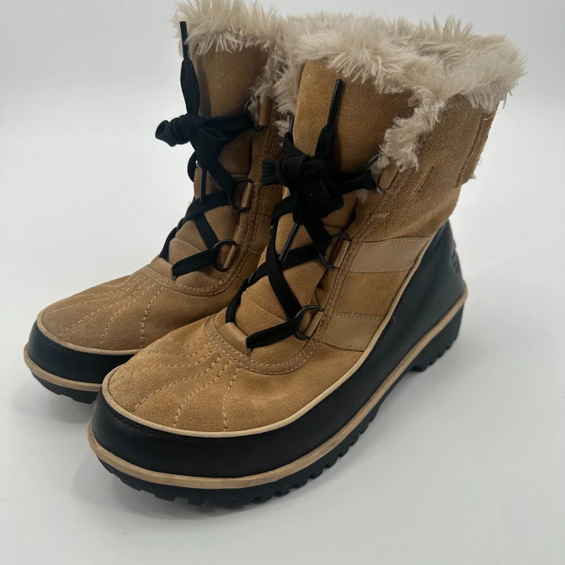 sorel tivoli snow suede leather waterproof boots