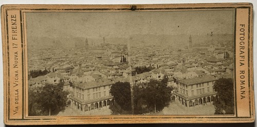 ALLEMAGNE Braubach Panorama c1870 Photo Stiehm Stereo Vintage Albumine