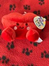 Aurora Palm Pals Kissie Lips Stuffed Animal