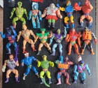 17 Vintage 1980s Masters of the Universe Action Figures Lot